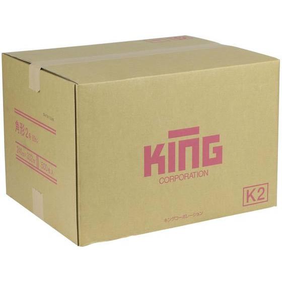 【メーカー直送】キングコーポレーション 角2 80g クイック付 白特A 500枚 075403【代引不可】A4封筒 郵便番号枠なし 角２ Ａ４サイズ用 角タイプ封筒の画像