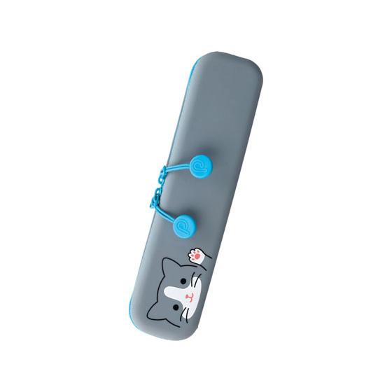 【お取り寄せ】リヒトラブ SMART FIT PuniLabo スリムファスナーポーチ ハチワレネコ | ylicht