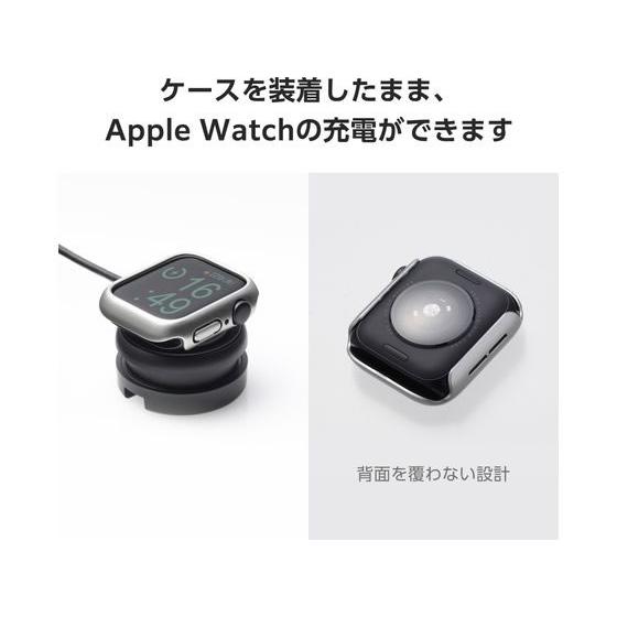 【お取り寄せ】エレコム アップルウォッチSE 40mm バンパー シルバー AW-23EBPPMSV スマートウォッチ関連品 時計 | ELECOM | 06