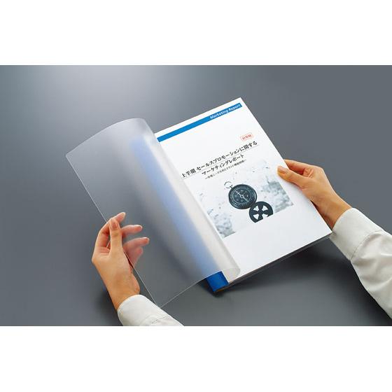 コクヨ 製本カバー 195 A4 5冊入 青 20パック セホ-CA4B 製本カバー 製本の画像