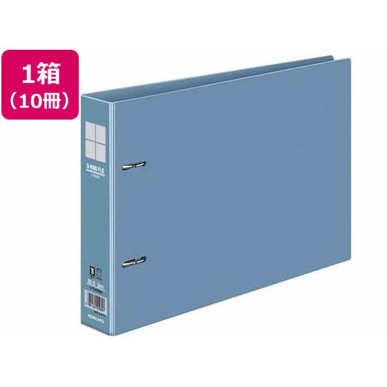 KOKUYO - 【お取り寄せ】コクヨ D輪っか整理保存用具 B5 横E型 300枚縛りつける 青 10冊 Ｄ型２穴輪っか整理保存用具 ＰＰ製 輪っか式整理保存用具