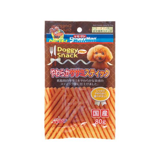 【お取り寄せ】ドギーマンハヤシ ドギースナックバリュー やわらかササミスティック 80g おやつ 犬 ペット ドッグフード | ドギーマン