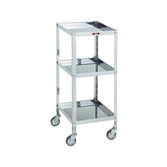 TRUSCO V型ステンレスワゴン 350×420×H835 3段 VS-13SUS