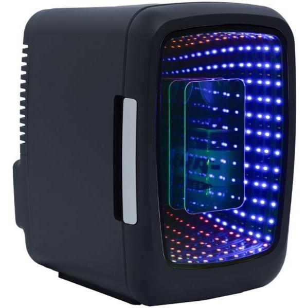 【お取り寄せ】THANKO インフィニティミラー卓上冷蔵庫4L ブラック LESEREHBK 冷蔵庫 冷凍庫 キッチン家電 | THANKO | 09