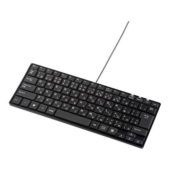 【お取り寄せ】サンワサプライ USBスリムキーボード(テンキーなし・ブラック) SKB-SL18BKN キーボード マウス 入力機器 パソコン 家電 |  | 01