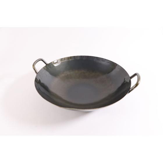 【お取り寄せ】山田工業所 鉄打出中華鍋1.6mm(取手溶接)54cm 北京鍋 中華鍋 鍋 フライパン 厨房 キッチンの画像