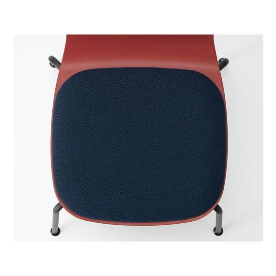 【メーカー直送】コクヨ/ミケット 4本ブラック脚 ティンバーミディアム 座ペールテラコッタ【代引不可】【組立・設置・送料無料】 ティンバーミディアム