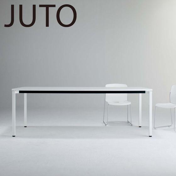 【メーカー直送】コクヨ JUTO W1200×D750 スクエア角 BR T字黒脚 キャスター【代引不可】【組立・設置・送料無料】正方形 長方形 ミーティングテーブルの画像