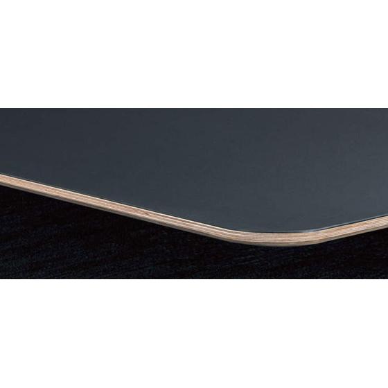 【メーカー直送】コクヨ リージョン 角形 ミドルローテーブル黒脚 W1800 チャコール【代引不可】【組立・設置・送料無料】四角 カフェテーブル 会議用テーブルの画像