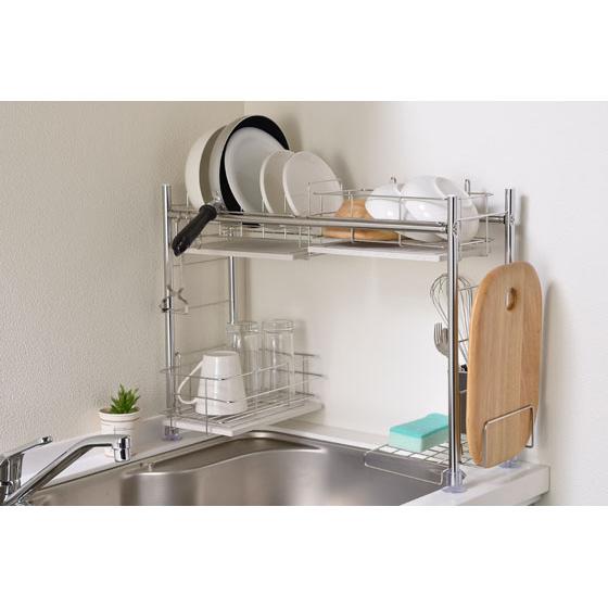 KAWAKI 【お取り寄せ】ビーワーススタイル 水切りラック シンク渡し式