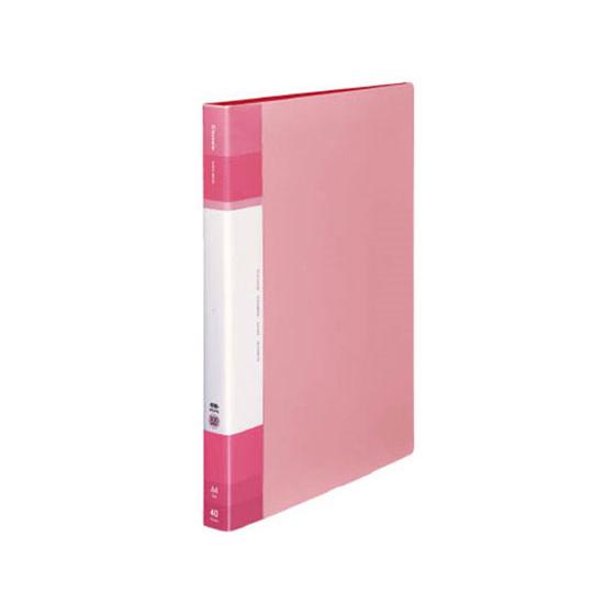 KOKUYO（コクヨ） クリヤーブック(Glassele)固定式A4背ポケット 40P