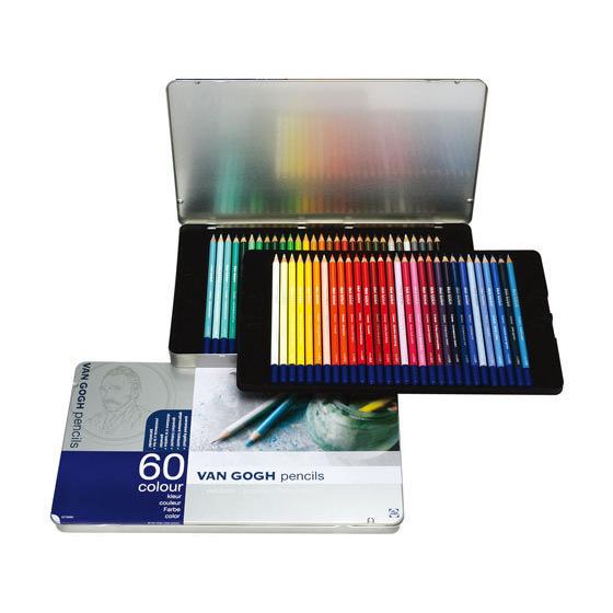 サクラクレパス/ヴァンゴッホ 色鉛筆 60色セット/T9773-0065 色鉛筆 セット 教材用筆記具