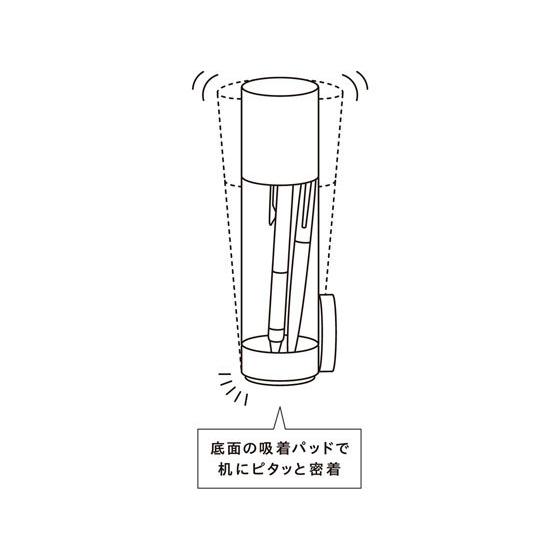 【お取り寄せ】キングジム ペンケース オクトタツ 黄色 2564キイ ペン立て ペンスタンド ペンケース デスクトップ収納 デスク周り｜cocodecow｜02