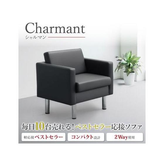 【メーカー直送】Netforce 応接ソファ シャルマン 1人掛け ブラウン SA681-1-FW-BR【代引不可】【お客様組立】応接ソファ テーブル 応接セットの画像