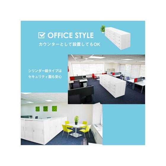 【メーカー直送】Netforce ファシル パーソナルロッカー 6人用 3列2段 ホワイト【代引不可】【お客様組立】スチールロッカー キャビネット オフィス家具の画像