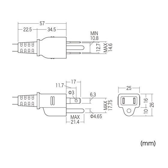 【お取り寄せ】サンワサプライ ノイズフィルタタップ 3P・8個口・2m TAP-3803NFN ３ピンタイプ ５ｍ未満 ＯＡタップ 延長コード 配線｜cocodecow｜03