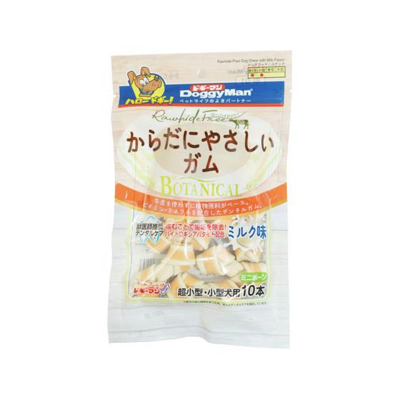 【お取り寄せ】ドギーマンハヤシ からだにやさしいガム ミルク味 ミニボーン 10本 | ドギーマン