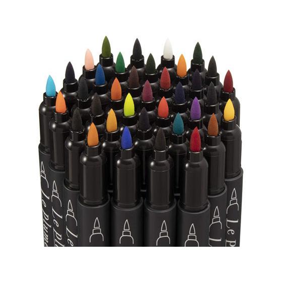 同梱不可） ルプルーム 72色Aセット(黒軸) 3000B-72A ルプルーム