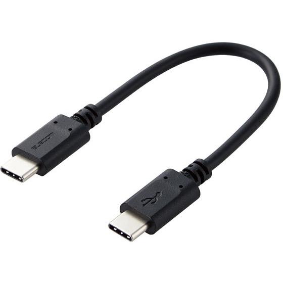 【お取り寄せ】エレコム USB2.0ケーブル(C-C、PD対応) MPA-CC01PNBK ＵＳＢケーブル 配線｜cocodecow