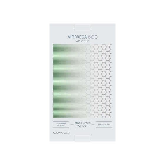 Coway/AIRMEGA600用 MAX2 Greenフィルター/MEGA600MG 空気清浄機 フィルター 家電