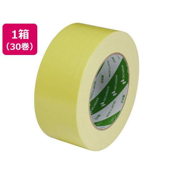NICHIBAN（ニチバン） 布粘着テープ 50mm×25m 黄 30巻 102N2-50 布