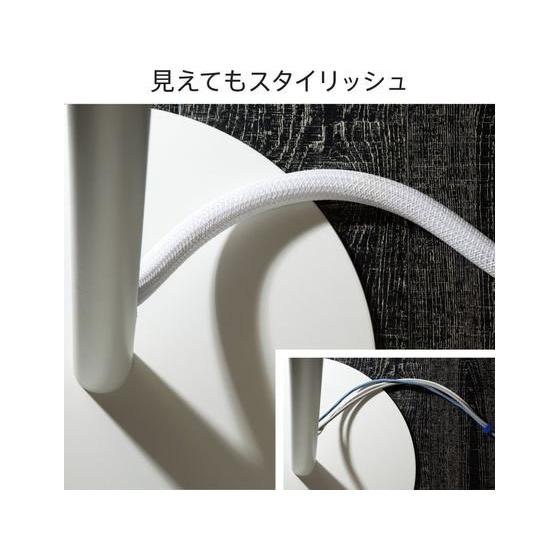 【お取り寄せ】ナカムラ WALLテレビスタンド用 インテリアコードカバー ブラック D05000021 | WALL | 03
