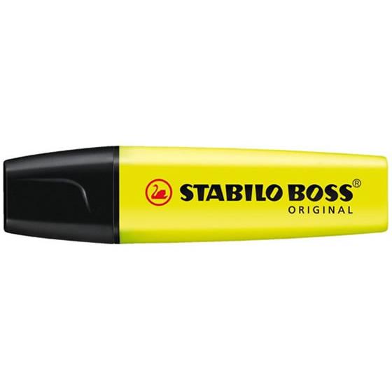 スタビロ ボス オリジナル蛍光ペン イエロー 70-24 黄色 イエロー系