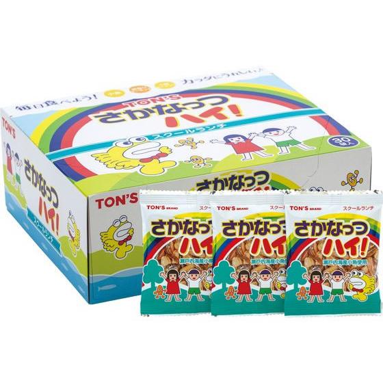 東洋ナッツ食品 さかなっつハイ!スクールランチ 7g×30袋 おつまみ 珍味 煎餅 おかき お菓子 | 