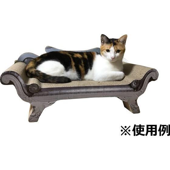 【お取り寄せ】ペットアイ 猫用爪とぎソファ White QQ50149 猫爪とぎ 爪磨き 猫用 キャット ペット デイリー | ペットアイ | 01