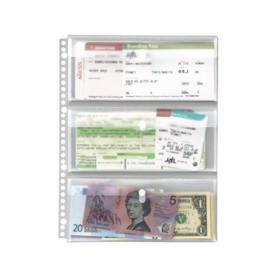 ライオン事務器 ポッケde整理(なんでもポケット) A4 フタ付3ポケット 特殊用途ポケット クリヤーファイル | ライオン事務器 | 01