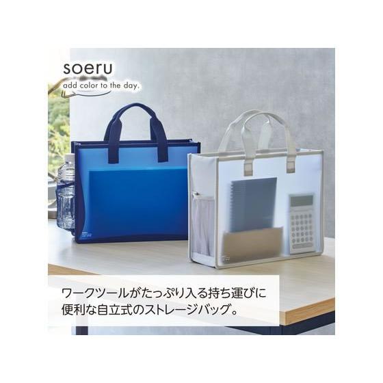 【お取り寄せ】リヒトラブ SOERU ストレージバッグ A4 フロストクリヤー A8800-1 | ylicht | 01