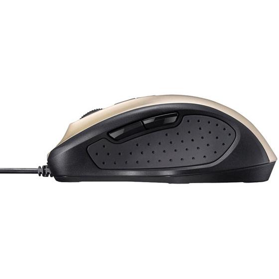 お取り寄せ】バッファロー 有線BlueLEDマウス 静音5ボタン ゴールド