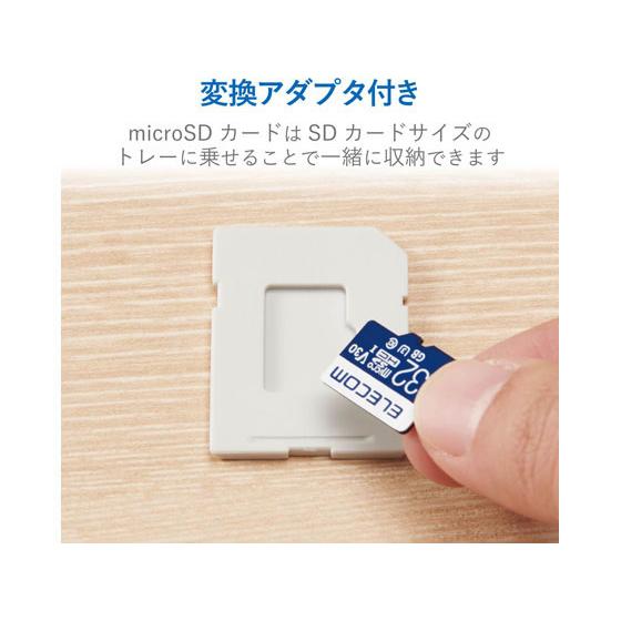 【お取り寄せ】エレコム SD・microSDカードケース 12枚収納 CMC-06NMC12 マルチメディアケース メディアケース 記録メディア テープ｜cocodecow｜03