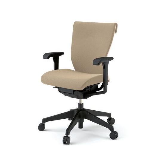 イトーキ コセールチェア ローバック 樹脂脚 可動肘 イエロー 背裏ミルキーWH 肘付き 可動肘タイプ 布張