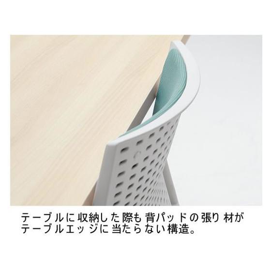 【メーカー直送】オカムラ ケッテ チェア プレーン ホワイトフレーム ホワイトシェル 8105YA GB03【代引不可】【組立・設置・送料無料】ループ脚の画像