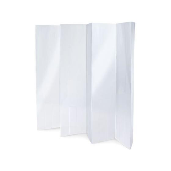 プラス/屏風型パーテーション 卓上タイプ 透明 10枚 BDP-55R-CL 店舗 店舗 店舗 ＰＯＰ 掲示用品