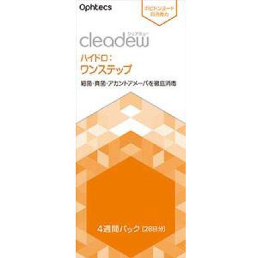 【お取り寄せ】オフテクス cleadew ハイドロ:ワンステップ 28日分 360mL+28錠入 ソフトレンズ コンタクトケア アイケア｜cocodecow｜02