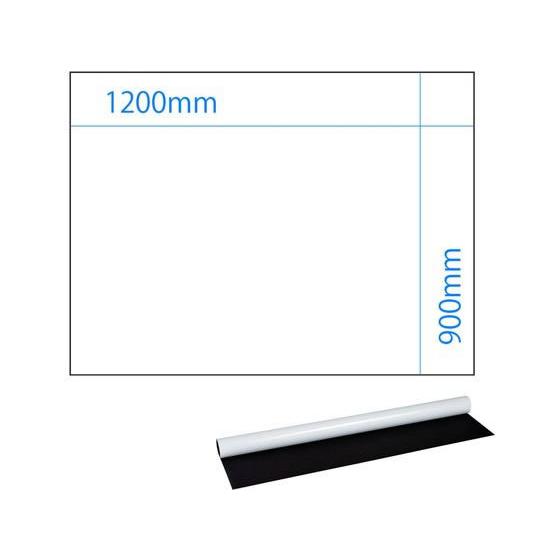 【お取り寄せ】プラス 大判マグネットシート 横1200×縦900mm 423917 VNM-1209 マグネットホワイトボード ＰＯＰ 掲示