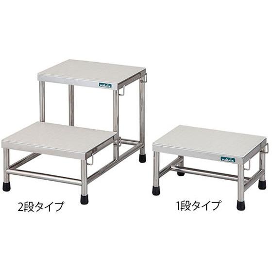 【お取り寄せ】ナビス 連結式オペ踏み台(ステンレス製)411×586×444_1