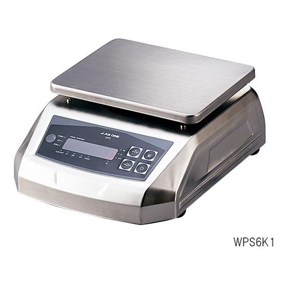 【お取り寄せ】アズワン 防塵・防水はかり(IP68規格準拠)3000g WPS3K1 天秤 はかり 周辺 秤量 計測器 計量器