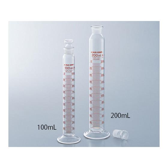 ガラス瓶　有栓　メスシリンダー　1000ml お取り寄せ】アズワン 有栓メスシリンダー 1000mL メスシリンダー
