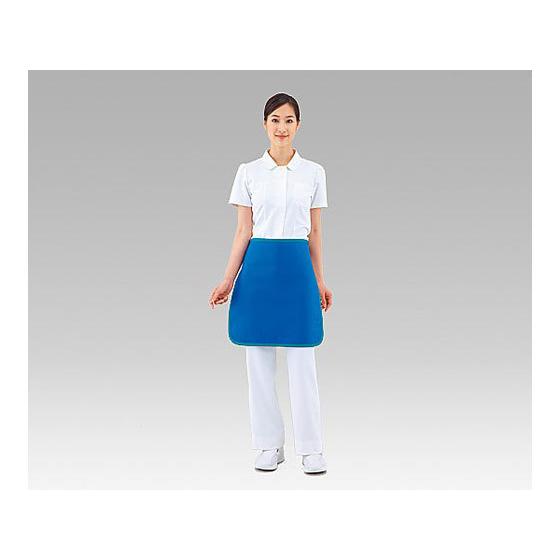 アズワン/防護前掛け(フレアKAPPA)ブルー L/LE035L Ｘ線防護服 放射線科 診療科目別 看護 医療