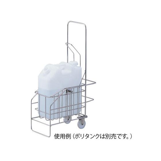 【お取り寄せ】アズワン 振り子式ポリンタンクサーバー スチール製 PTS-20 ポリタンク 扁平缶 バッグインコンテナ 樹脂容器 計量器