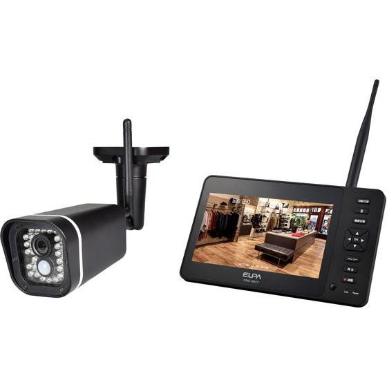「24時間内発送」新品 ELPA CMS-H7210 ワイヤレスカメラ&モニター 朝日電器 【お取り寄せ】朝日電器 7型 ワイヤレスカメラ＆モニター