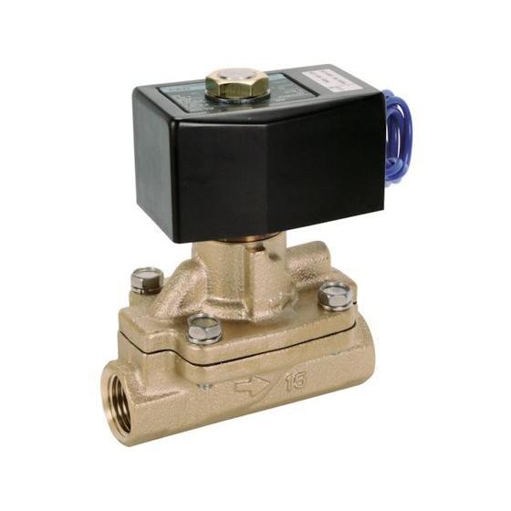 CKD パイロット式2ポート電磁弁(マルチレックスバルブ)105[[MM2]]／有効断面積 AD11-15A-03A-AC200V 電磁弁 コンプレッサー 空圧機器 ホース 生産