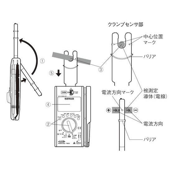sanwa 【お取り寄せ】SANWA ハイブリッドミニテスタ ケース付(マルチ