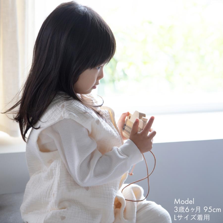 サンデシカ ふんわりシボガーゼ スリーパーSサイズ・Mサイズ・Lサイズ