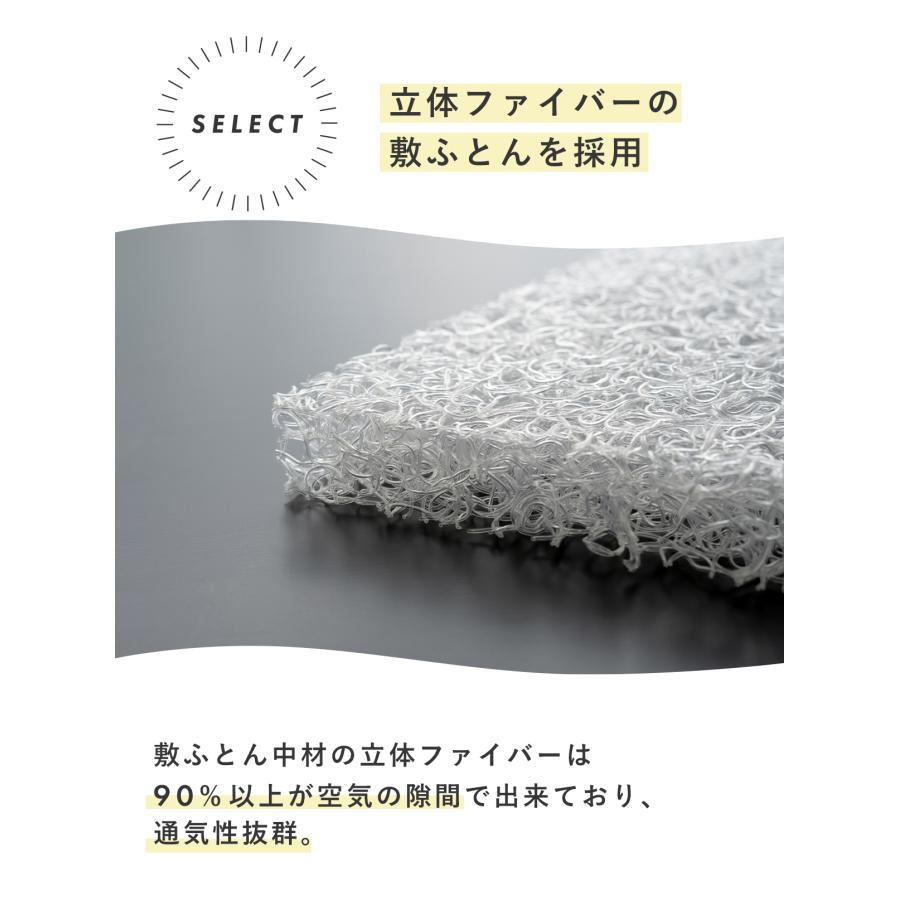 サンデシカ 立体ファイバー敷ふとん ベビー布団 5点セット サンデシカ 立体ファイバー敷ふとん ベビー布団 5点セット
