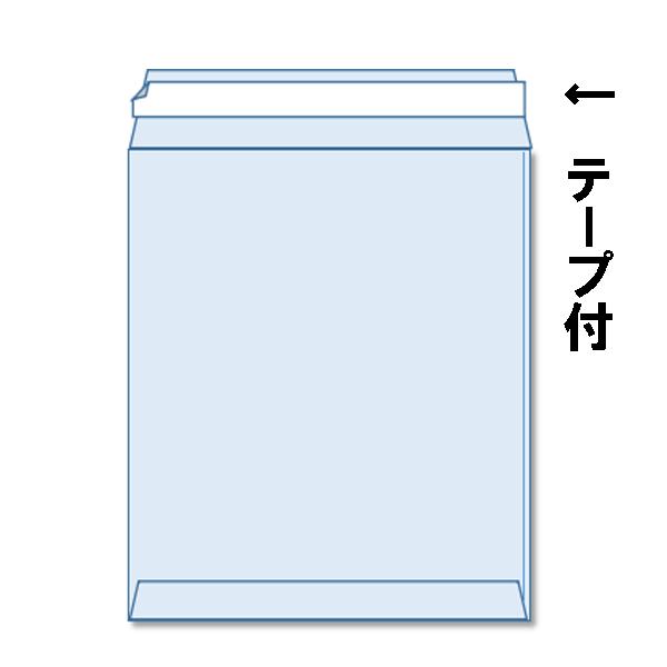 角2封筒 テープ付 クラフト A4 紙厚85g 500枚【両面テープタイプ】※耳