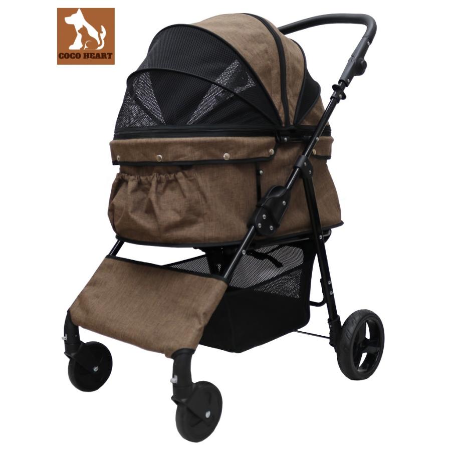 期間限定大幅値引き！耐荷重30kg！ココハート 4輪ペットカート